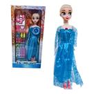 Boneca Elsa E Anna Musical Com Acessórios De Moda E Sapatinhos -