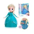 Boneca Elsa Frozen 24cm com Som e Articulação Disney Boneca Elsa Frozen 24cm com Som e Articulação Disney