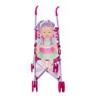 Boneca Estilosa Colors Sapekinha Tuca Menina e Carrinho Rosa