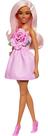 Boneca fashion Barbie Fashionistas 238 com cabelo rosa pastel