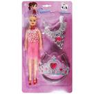 Boneca fashion com vestido + tiara e acessorio - PICA PAU