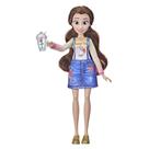 Boneca fashion Disney Princess Comfy Squad Belle com roupa