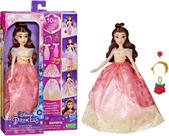 Boneca fashion Disney Princess Life Belle com 10 roupas