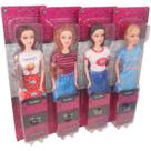 Boneca Fashion Dream Doll Candide Kit 4 Bonecas 30 Cm