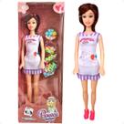Boneca Fashion Estilo E Diversão Com Acessórios De Miçangas
