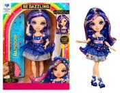 Boneca Fashion Rainbow High Be Dazzling Genevieve Bleue com Aplicador de Pedras