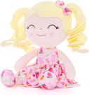 Boneca Gloveleya Curly Spring Girl com vestido de sorvete de 30 cm