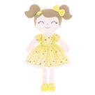 Boneca Gloveleya Flower Girl Amarela 40 Cm + Sacola By Metoo - Original