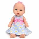 Boneca Grissa Baby com Tiara Rosa Vinil - 657 - Super Toys Boneca Grissa Baby com Tiara Rosa Vinil - 657 - Super Toys