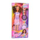 Boneca Hair Stylish Malu Polibrinq