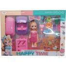 Boneca Happy Time com Acessórios - Futuro Boneca Happy Time com Acessórios - Futuro