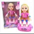 Boneca Hoverboard Bate Volta Com Luzes e Som Skate Giratória