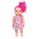 Boneca Infantil 32cm Cabelo Rosa Vestido Melancia Pekenekas