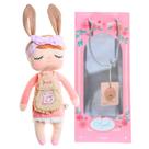Boneca Infantil de Pelucia Metoo Angela Chef c/ Sacola 33cm Colecionável Fofa com Toque Aveludado