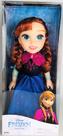Boneca infantil Disney Frozen Anna de 14 polegadas com novos traços faciais