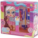 Boneca Infantil Little DOLLS Glitter Pinta e Repinta
