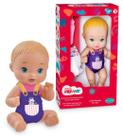 Boneca Infantil Little Mommy Baby Pee Alive Loira