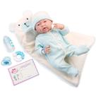 Boneca JC Toys La Newborn Nursery 15,5cm - Com 8 Acessórios