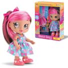 Boneca Julie Cabelo Rosa Brave Girls Closet Com Roupinha e Acessórios