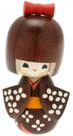 Boneca Kokeshi Japonesa Usaburo, Yukata da Hana