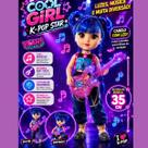 Boneca Kpop Musical Grande Fashion Rock com Cabelo Luminoso e Guitarra Infantil Boneca Kpop Musical Grande Fashion Rock com Cabelo Luminoso e Guitarra Infantil