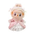 Boneca Labubu De 38cm Com Fantasia Fofa De Vestido De Noiva, Roupa Pequena Decorativa De Primavera