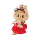 Boneca Labubu De 38cm Com Roupa De Natal, Conjunto De Vestido De Suéter Para Meninas, Presente