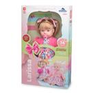 Boneca Larissa Fala 74 Frases Educativas 50cm Adijomar