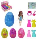 Boneca Laynier Perfumada Troca Roupa De Plástico + Acessórios 8 Peças Na Cápsula Boneca Laynier Perfumada Troca Roupa De Plástico + Acessórios 8 Peças Na Cápsula