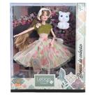Boneca Leticia Classica - Boneca de Colecao - Vestido verde HONGYAO