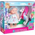 Boneca Little Bee com Unicórnio 15,5CM e Acessórios Sortidos