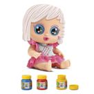 Boneca Littlle Dolls Glitter Pinta e Repinta- Divertoys Boneca Littlle Dolls Glitter Pinta e Repinta- Divertoys