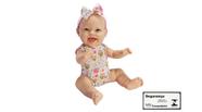 Boneca Lovely Babies Passeio Bambola com Acessorio Bolsa Sling Canguru Brinquedo Infantil Recreativo