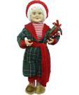 Boneca Mamãe Noel Decoração Pijama Roupão Com Presentes 47cm Boneca Mamãe Noel Decoração Pijama Roupão Com Presentes 47cm