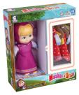 Boneca Masha Closet Com 3 Roupinhas Diferentes Cotiplas