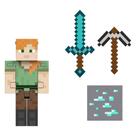 Boneca mattel minecraft diamond level alex 94551