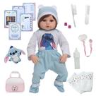 Boneca Menina Roupa Stitch com Pelúcia Kit + Acessórios