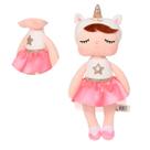 Boneca Metoo Angela Zoo Unicórnio 33 cm BupBaby c/ Sacolinha