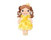 Boneca Metoo Doll Angela Princesa Bela 34cm Vestido Amarelo