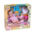 Boneca - Meu Lanchinho - Love Born Com Acessorios - 2589 COTIPLAS