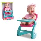Boneca Mini Baby Babilina Papinha na Cadeirinha Boneca Bebê Infantil Boneca Mini Baby Babilina Papinha na Cadeirinha Boneca Bebê Infantil