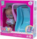 Boneca Mini Bebê Conforto Babys Collection - Super Toys 350 Boneca Mini Bebê Conforto Babys Collection - Super Toys 350