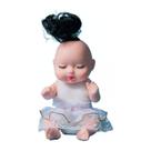Boneca Mini Bebê Reborn Infantil Roupa Animais Presente