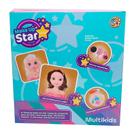 Boneca Mini Busto Camarim Make Up Star Loira BR1503 - Multikids
