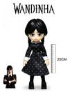 Boneca Mini Wandinha Família Addams 25cm Vinil Baby Brink