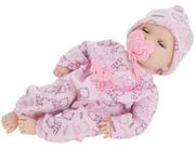 Boneca miyo menina 35cm c/ som de bebê e acessórios cotiplás