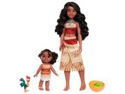 Boneca Moana e Simea 2 Unidades com Acessórios