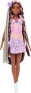 Boneca moderna Barbie Fun & Fancy com cabelo preto extra longo