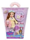 Boneca moderna Bratz Slumber Party Meygan com 2 pijamas e pelúcia