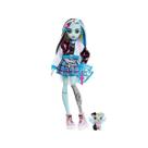 Boneca monster high frankie stein moda e pet - mattel hhk53